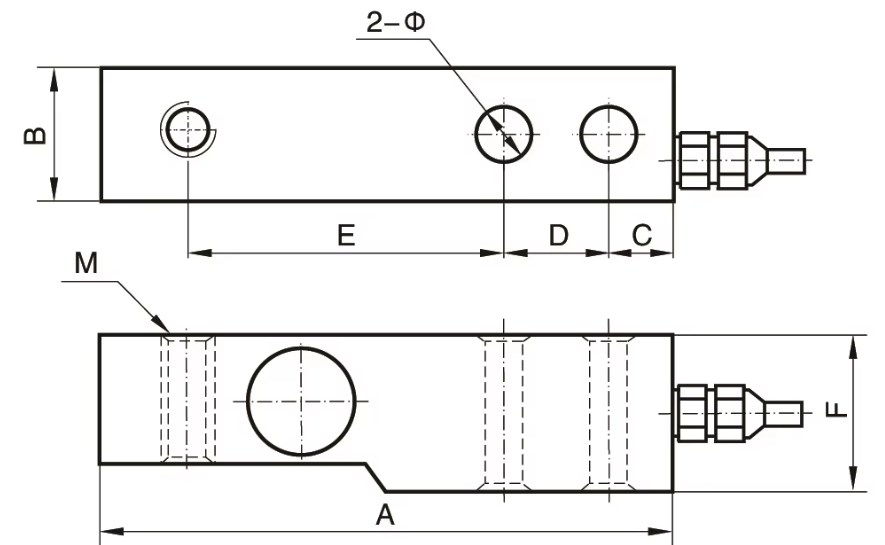 PPM228-1 Cantilever Beam Load Cell